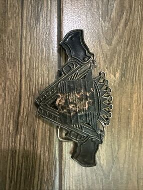 Brow Guns Crown Shield Trucker Cadillac Grill Belt Buckle Bottle Opener 187 Inc.